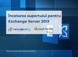 Încetarea suportului pentru Exchange Server 2013